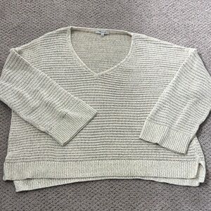 Madewell rainbow marled Seville beach sweater. XL